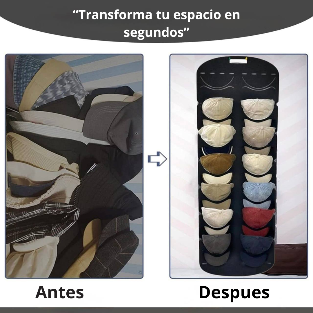 Ahorra Espacio y Protege tus Gorras
